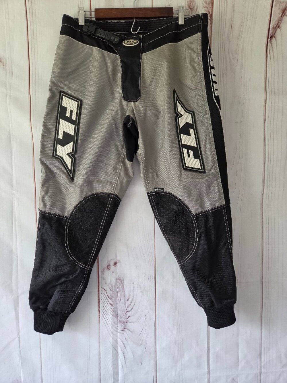 Fly Racing Motocross Riding Pants, Men’s 32. Black/Gray Vintage Riding Pants 805